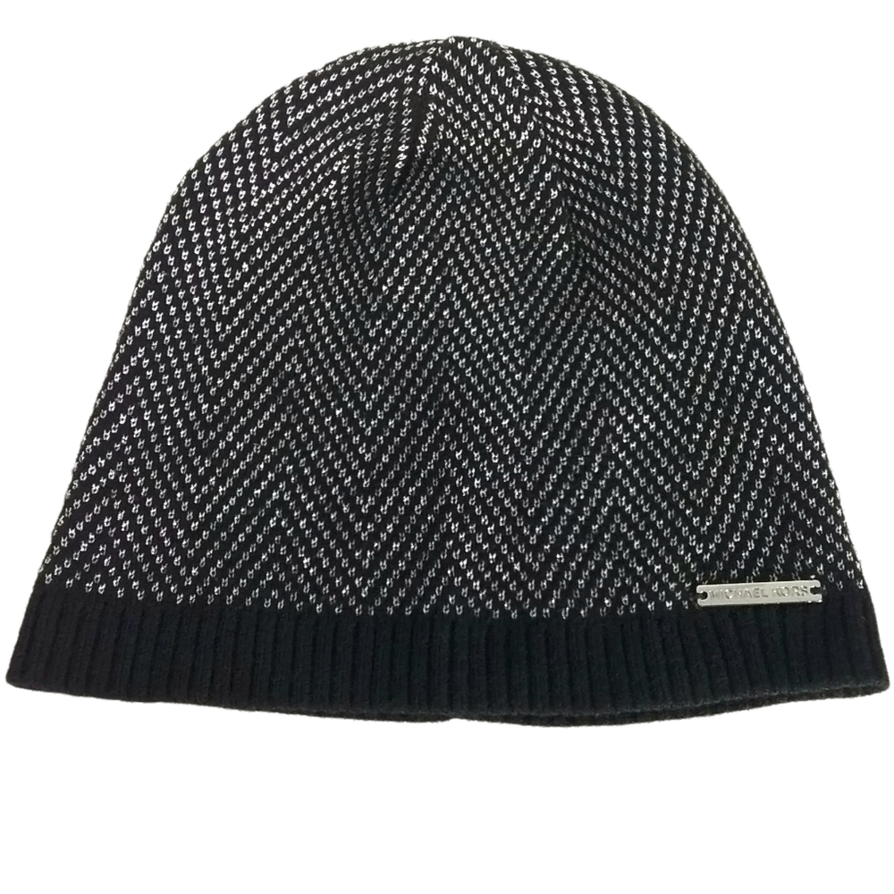 Michael Kors Metallic Knit Beanie Cap Women's